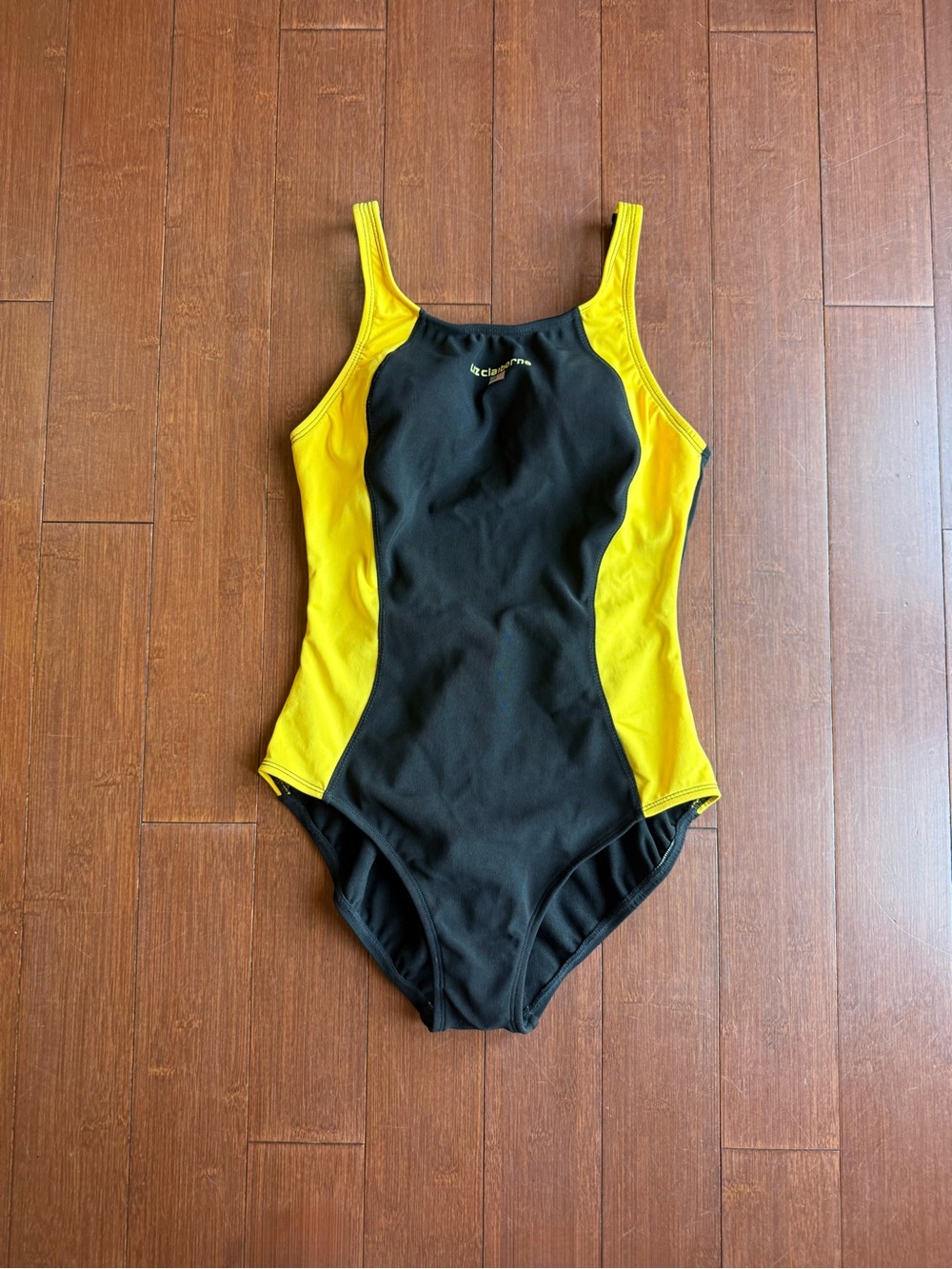 Vintage Liz Claiborne Colorblock One Piece Swimsuit - Size 12 - Picture 5 of 11